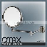 economic simple design stainless steel wallmounted shaving mirror