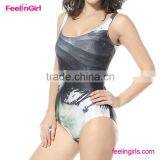 Plus Size Color Flower Beachwear thumbnail-5