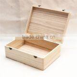 Factory Price Empty Raw Wood Gift Box thumbnail-4