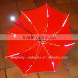 2015 Led Light Umbrella New Product,glow in the Dark Umbrella Led