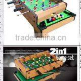 MDF Multi-Function 2-in-1 Table Games,Mini Pool Table /mini Foosball
