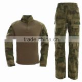 1/4 Zip front tactical response combat shirt w mandarine collar uniform sleeves best tactical clothing