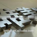Whole Sale Price Laser Grinding 3d Stainless Steel Mental Letter Sign of Alphabet Letter With Polished Surface Treatment thumbnail-4