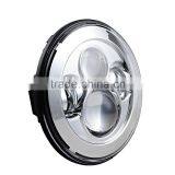 LED Headlight Fits Harley Chopper Motorcycles - 7 Inch Round Projector LED Headlights Quality Choice thumbnail-2