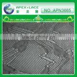 APN3665- Polyester Lace Fabric for Girls Flower Lace Dress