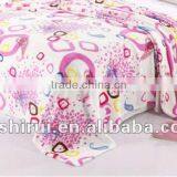 cute flower deisgn 100% polyester cheap soft coral fleece blanket