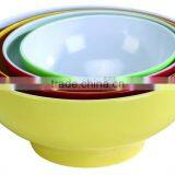 Restaurant Round Colorful Mixing Melamine Stackable Bowl