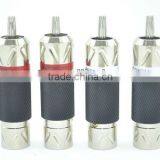 GaoFei GF-RHO023R Pure Copper Rhodium Plated Hi-End RCA Connector