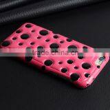 2015 Hot Selling Simple Back Cover, 3D Polka Dots Leather Case For IPhone 6 thumbnail-1