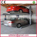 China 2 floor carport automatic hydraulic two deck parking dual bracket