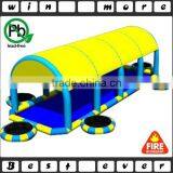 Water Games Park Kids Inflatable Pool With Suncover Proof New Design With Trampoline