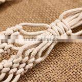 Latest 2015 Fashion Bead Braid Fabric Belt thumbnail-2
