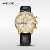 WEIDE Luxurious All Gold Men's Watch WH3302G-2C Wholesale Cheap Watch Factory China Watch Alibaba Express
