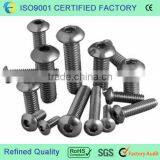 Stainless steel button head allen screw