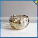 Gold Pumpkin Decorative Glass Balls Bowls