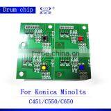 Compitable Reset Toner and Drum Cartridge Chip C451 550 650 for Konica Minolta Bizhub thumbnail-1