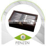 6-pcs Stainless Steel Serrated Steak Knife With Wooden Box thumbnail-1