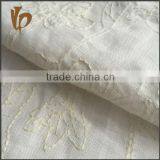 100% embroidery linen fabric for jacket
