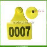 Free Sample 78*58mm Laser Printed Cattle Ear Tag With Stock Quality Choice Supplier's Choice