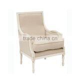 Lougue Style Hotel Room Chair Wood Frame Armchair YB70159 thumbnail-5