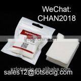 Wholesale 100% 5pcs/pack Original Japan Organic Cotton Pad Electronic Cigarette Rda Atomizer Wick Cotton thumbnail-2