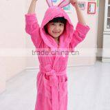 Children Bathrobe With Hooed Cotton Cute Bathrobe thumbnail-1