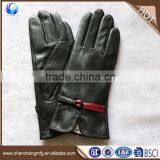 New Style Winter Ladies Goatskin C Grade Leather Gloves thumbnail-1