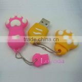 funny metal USB key/cute and colorful PVC USB stick/ 3D usb stick LFN-206