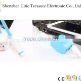 Universal Factory Gift USB Cable Charger Flexible 2 in 1 Data Line for IPhone 6 Charger Cable thumbnail-4