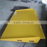 8000kg capacity container ramp truck unloading ramps to unload container on ground