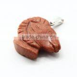 Natural Bulk Semi-precious Red Gemstone Pendant,YiWu Factory Price thumbnail-3