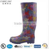 (CH.W032) Cheap Long Boots Wholesale China Women Shoe Ladies Waterproof Boots