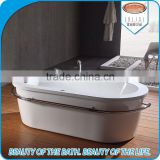 Oval Shaped Acrylic Comfortable Style Bath tub