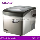 High quality stainless steel & black color bullet ice cube maker in china