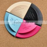 Wholesale Popular Personalized Recycled Fan-shaped Leather Bookmark