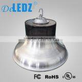 DeLEDZ DLC/UL listed 285 watt ceiling light high power led high bay light with pc cover