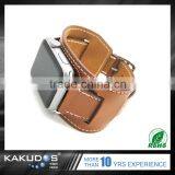 2016 High Quality Custom Logo Choose Colorful Leather Watchband for Iwatch thumbnail-1