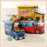 Car Style Printing Child Toy Storage Box thumbnail-3