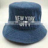 Factory Wholesale Embroidery Jean Bucket Hat thumbnail-2