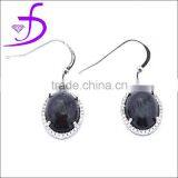 Sterling Silver Earrings,Silver Amber Earrings,Silver Jewellery thumbnail-1