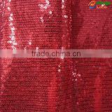 2015 new product colorful high quality velvet cotton knitted fabric with embroidery mesh sequin designs