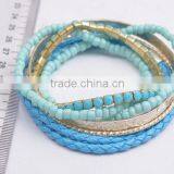 2016 Fashion Hot Leather Cord Claw Chains Braided Metal Bracelets Fashion Bracelet thumbnail-4