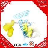 Factory Direct Sale pu Yellow Ear Plugs for Protecting Ear and Snoring