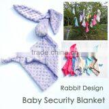 27 Colors Lovely Toddler Minky Bunny Security Blanket For New Year Gift