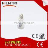 10mm Blue Indicator Light 220VAC Neon Lamp Signal Lamp Pilot Light thumbnail-1