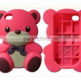 cartoon bear shaped silicone phone case