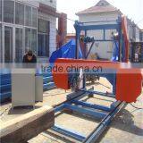 Wood Cutting Portable Horizontal Band Sawmill