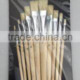 10 pc Art Nylon Brush, Oil Painting Brush With Aluminium Ferrule. Trade Assurance. thumbnail-2
