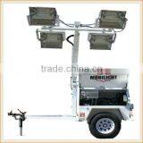 6kw to 28kw Kubota Hydraulic Mobile Lighting Tower thumbnail-1
