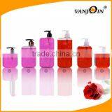 Square 300ML 500ML 700ML PETG Perfume Bottle With Flower Printing